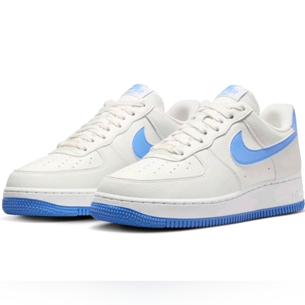 Nike Air Force One '07 Next Nature Woman Size 6 Sail/Royal Pulse/Voile/Royal NIB